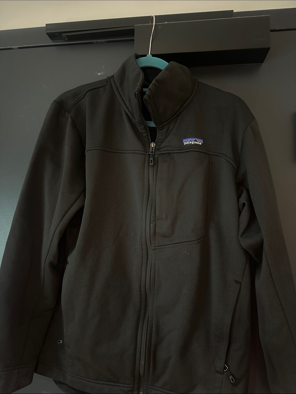Patagonia Black Lightweight Full-Zip Jacket